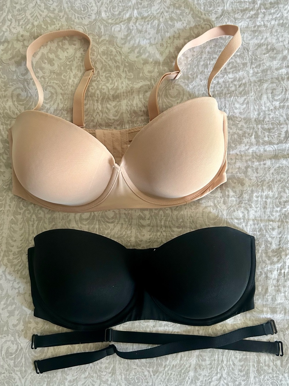 Everyday Convertible Strap and Strapless Bra - Nude and Black